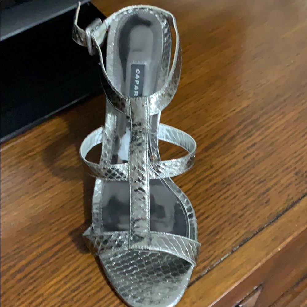 Capparros Silver dress sandals